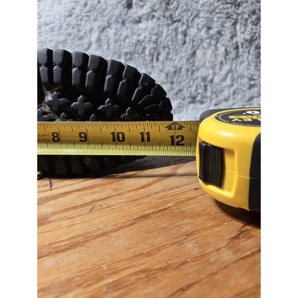 SOLD Vintage Cedar Crest Lace Up Brown Leather Combat Logger Size 12 Inches - Picture 8 of 8